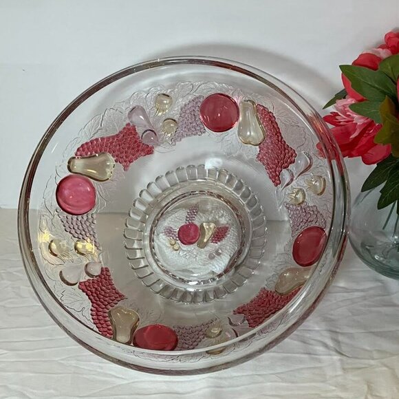 Westmoreland Glass Della Robbia Fruit Bowl Vintage EUC - Picture 4 of 14